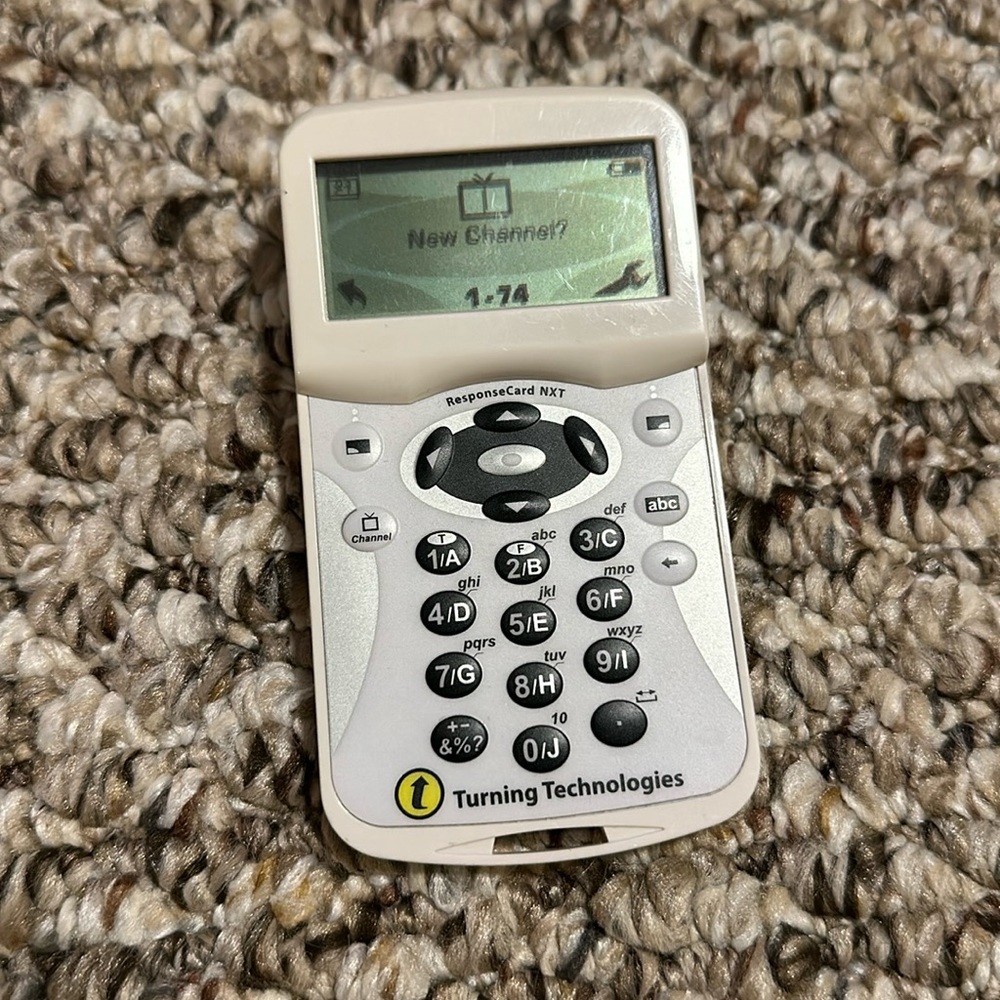 Turning Technologies Response Card NXT Clicker - School Supplies
